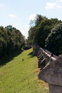 York 18 - Ancient Wall and Mote