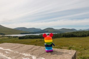 Rainbow Mickey at Loch Tulla Viewpoint